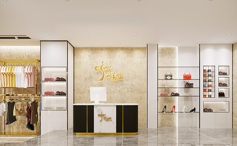 簡(jiǎn)美曲線合肥店女裝展柜定制 簡(jiǎn)美曲線合肥店女裝展柜定制